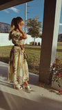 Palm Italian Dress