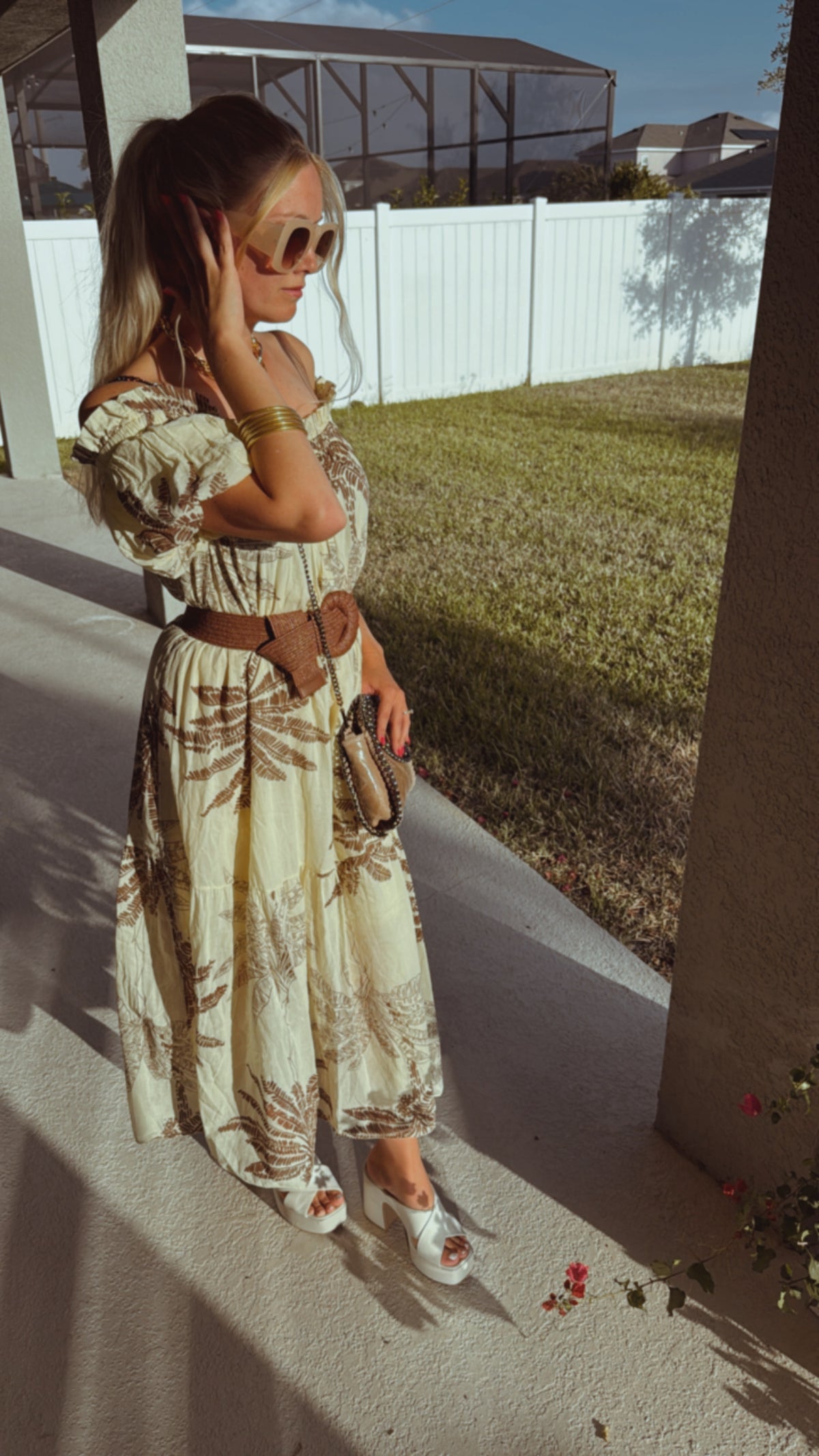 Palm Italian Dress - Love by ILY