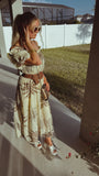 Palm Italian Dress