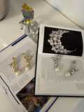 Petals with Pearl Earrings