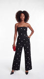Polka Dots Strapless Jumpsuit