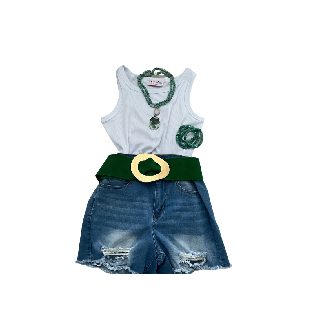 Ariana Denim Short - Love by ILY