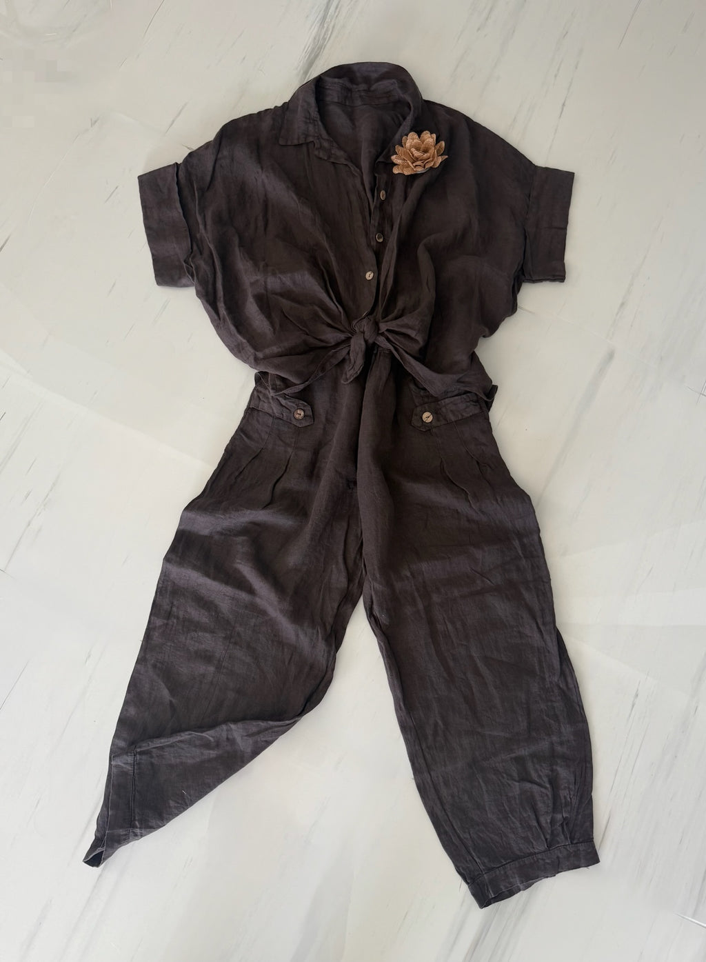 Lina Italian Linen Set - Love by ILY