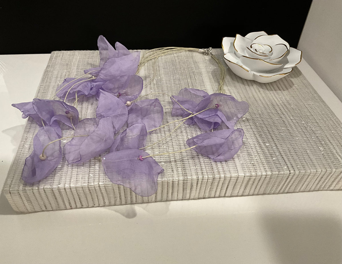Lilac Petals Necklace - Love by ILY
