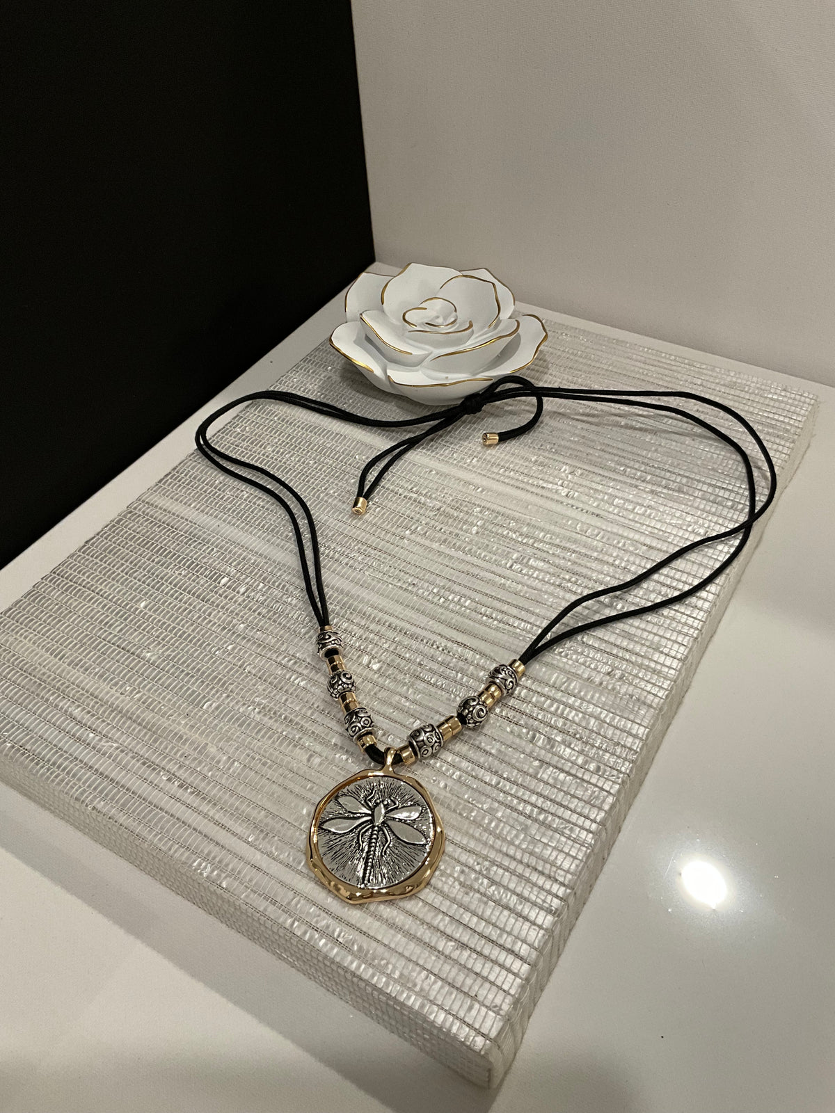 Dragonfly Pendant Necklace - Love by ILY