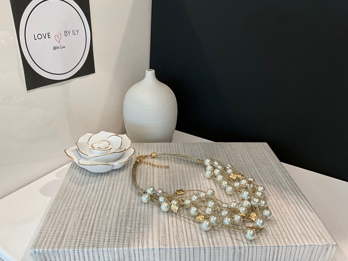 Golden Necklace - Love by ILY
