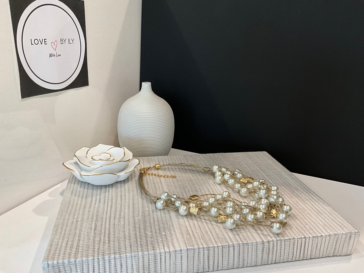 Golden Necklace - Love by ILY
