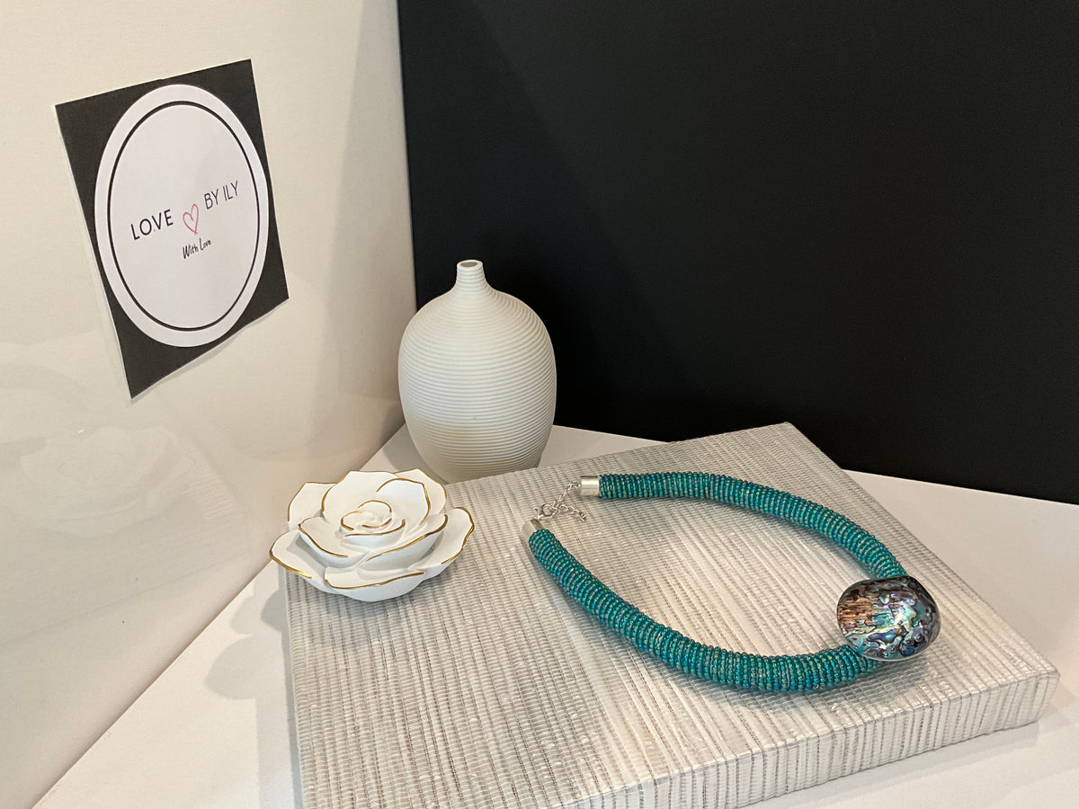 Mermaid Turquoise Choker - Love by ILY