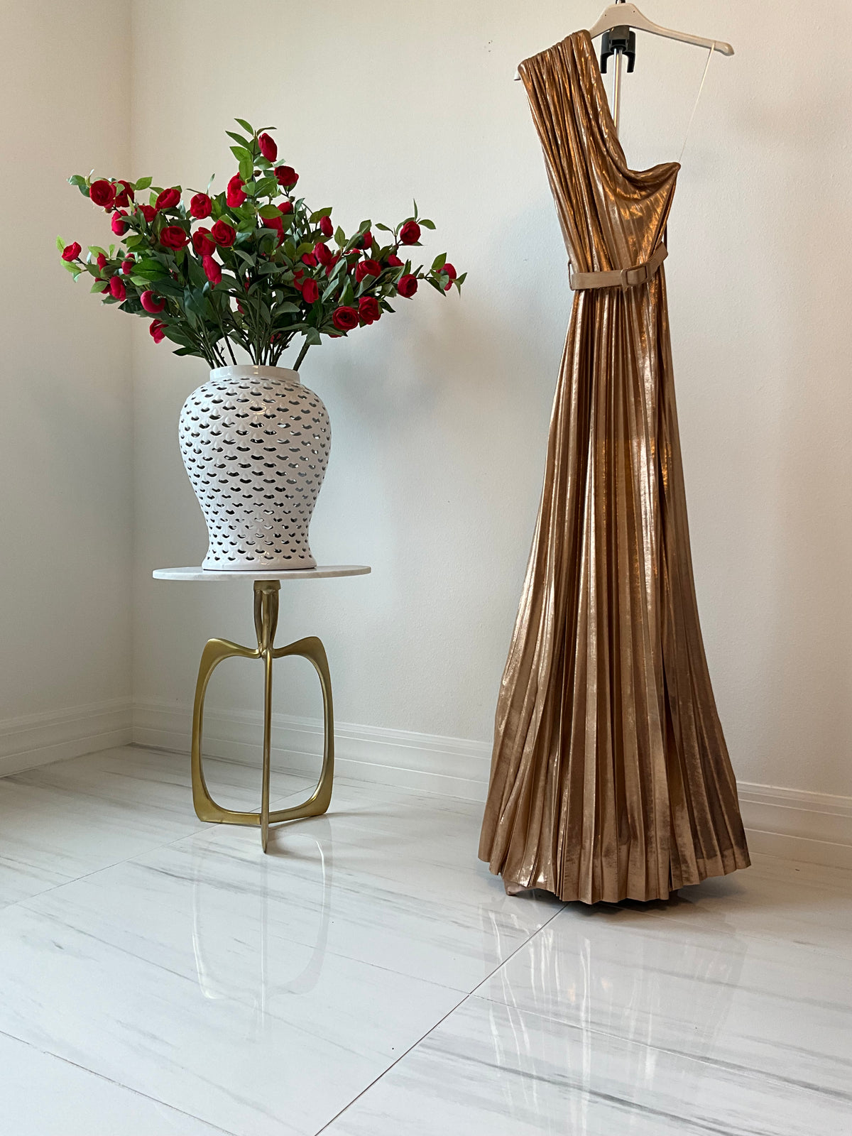 Ily Italian Metallic Dress - Love by ILY