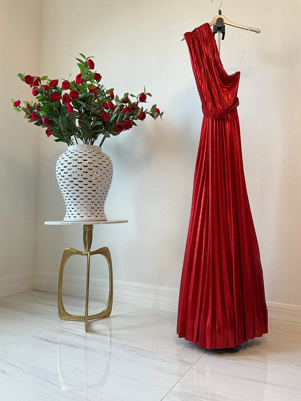 Ily Italian Metallic Dress - Love by ILY
