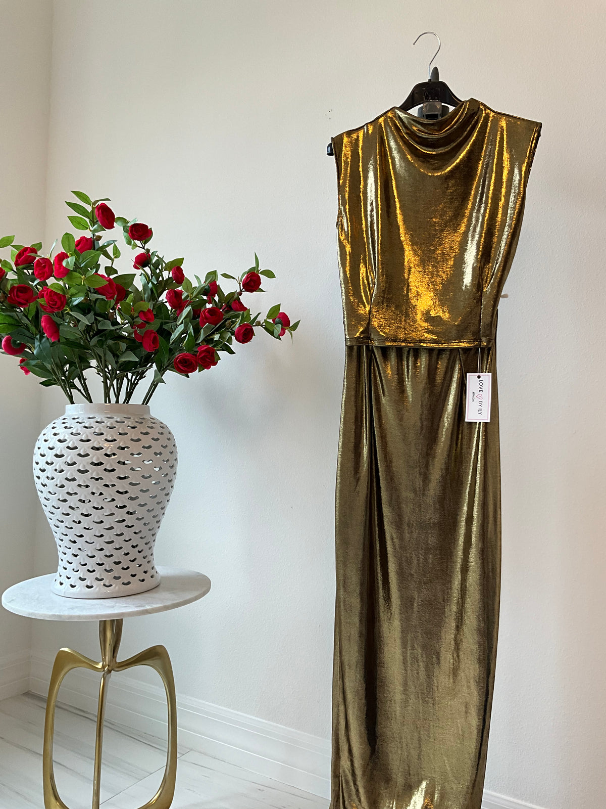 Ashley Italian Metallic Skirt Set - Love by ILY