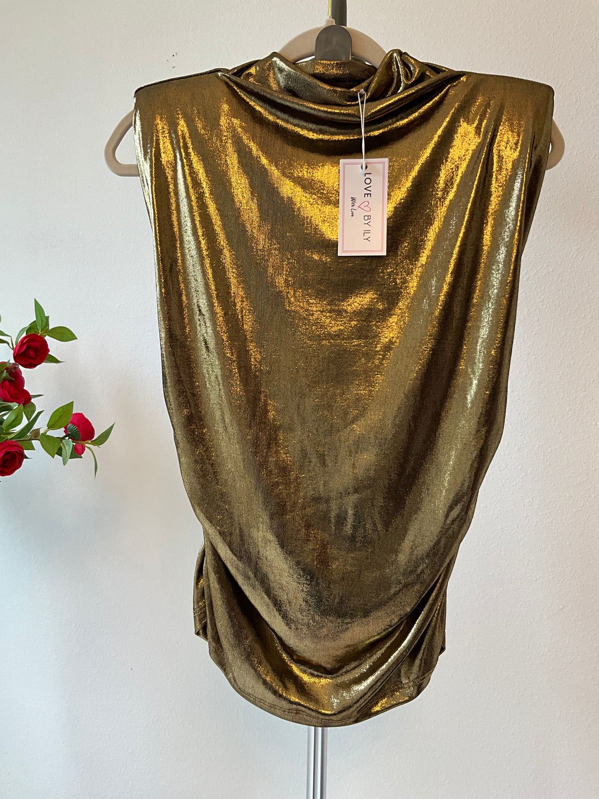 Shannon Metallic Blouse - Love by ILY