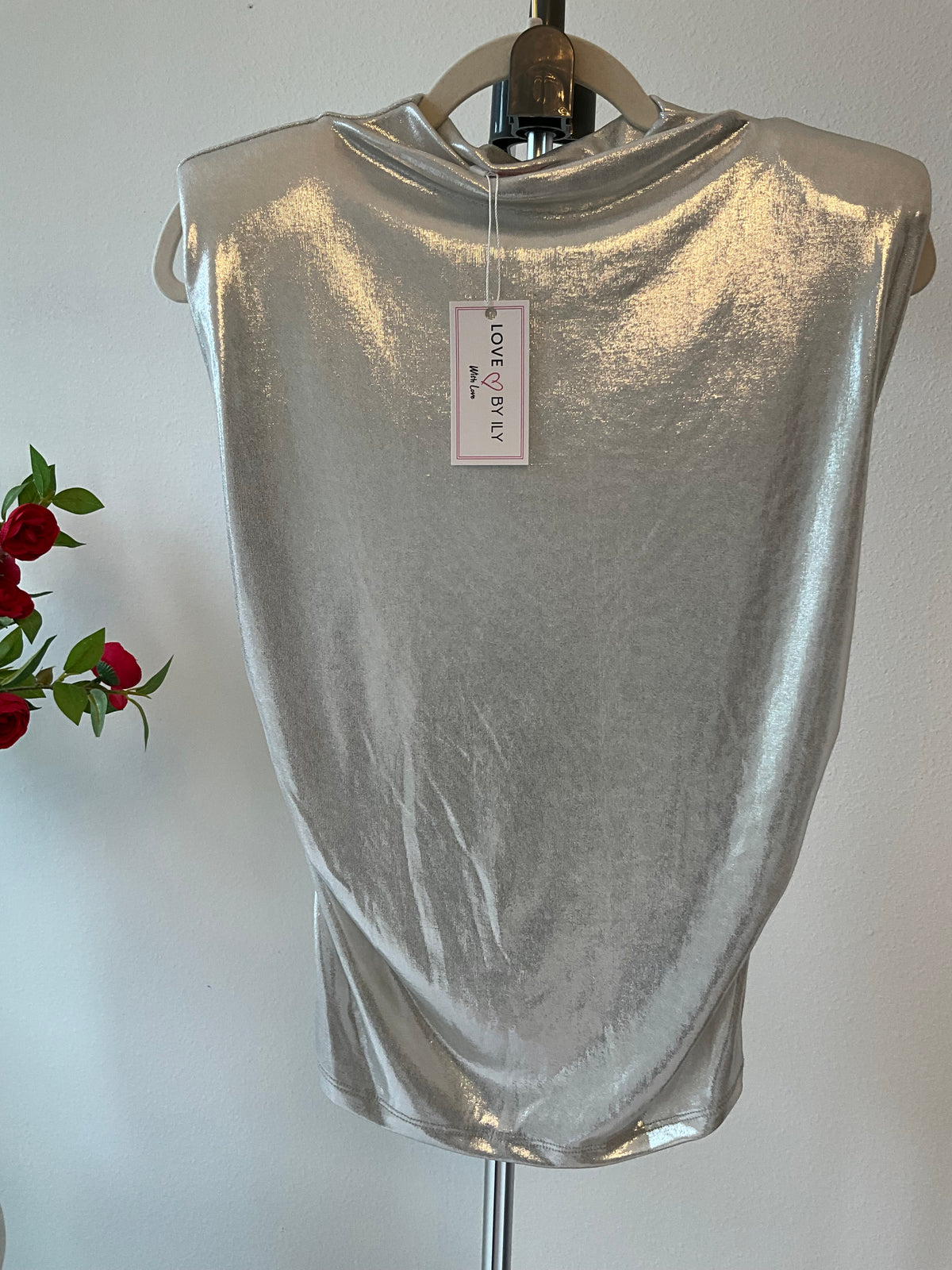 Shannon Metallic Blouse - Love by ILY