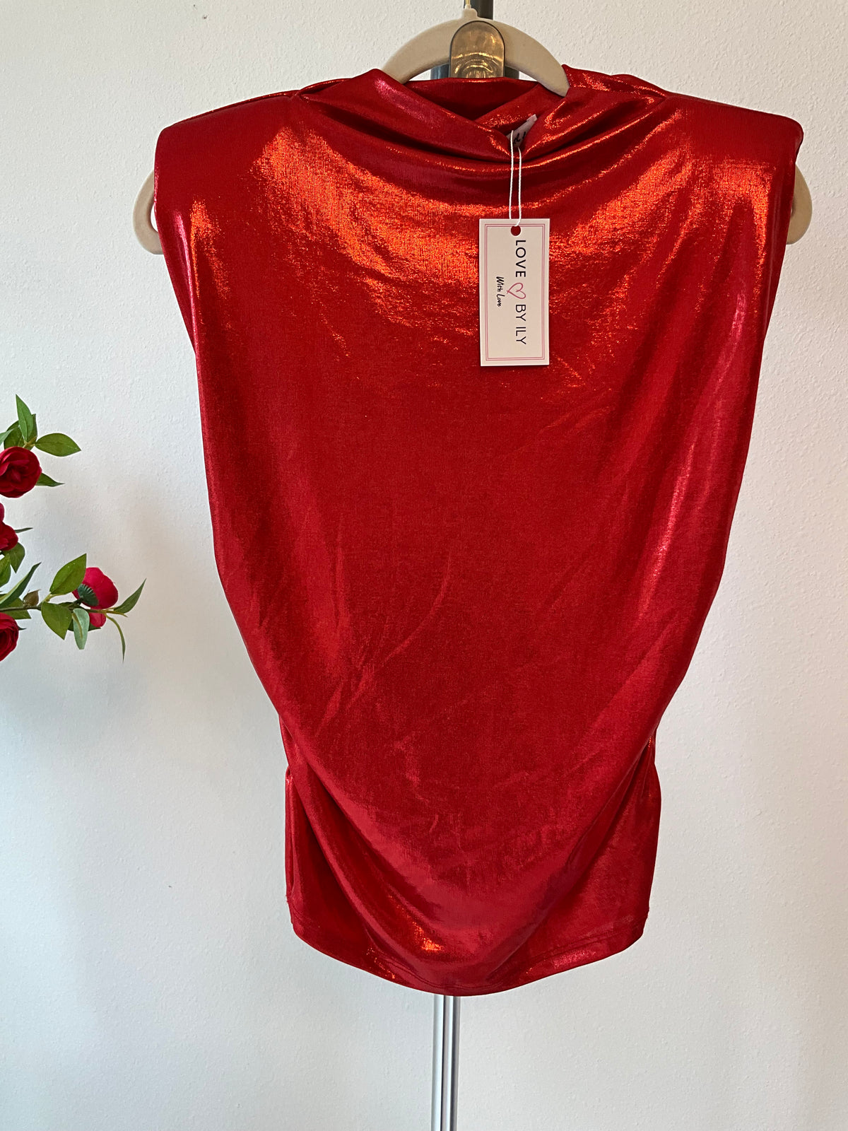 Shannon Metallic Blouse - Love by ILY
