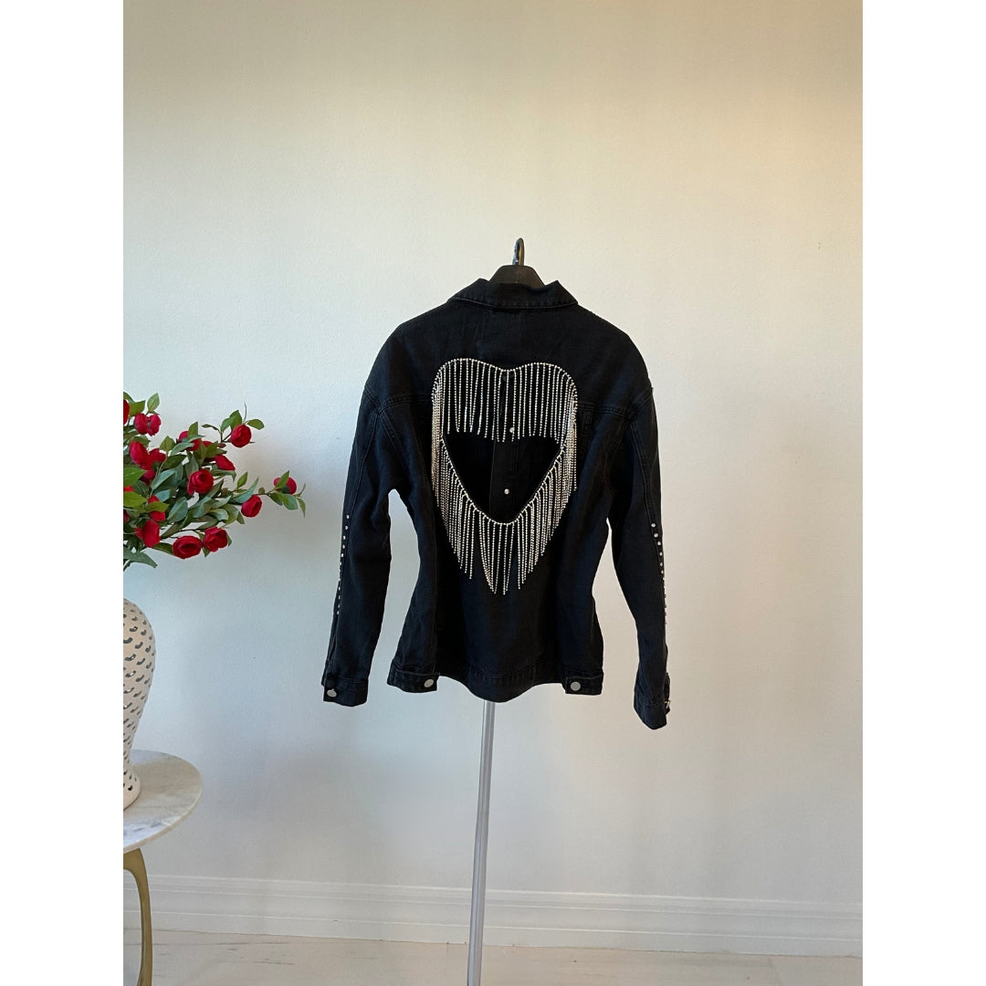 Heart Denim Jacket - Love by ILY