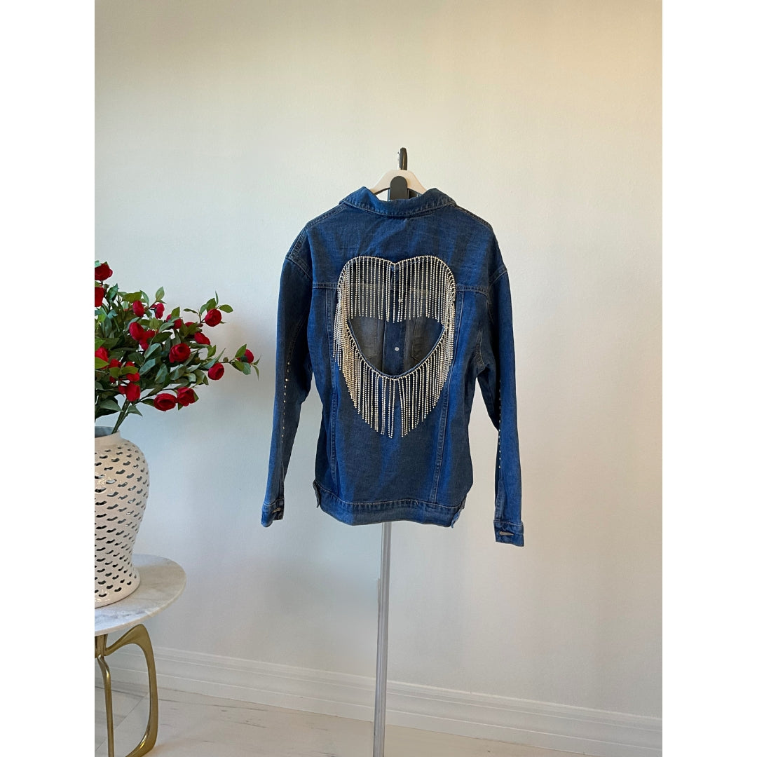 Heart Denim Jacket - Love by ILY