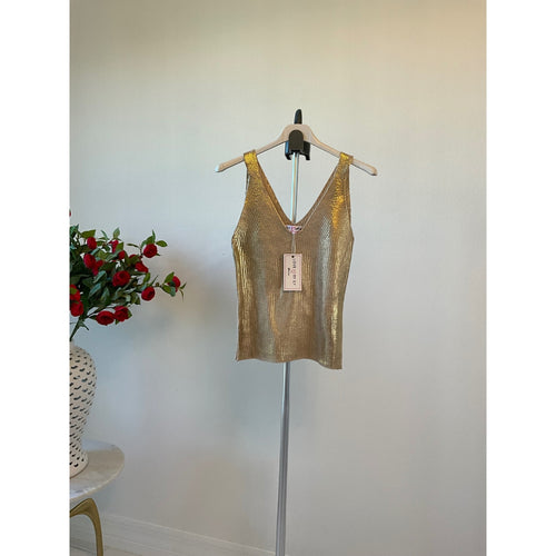 Alyssa Italian Metallic Top - Love by ILY