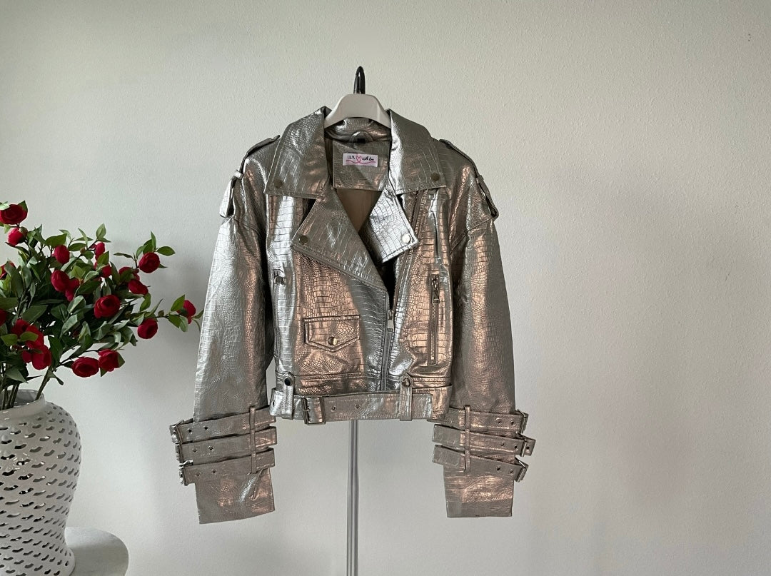 Jen Metallic Jacket - Love by ILY