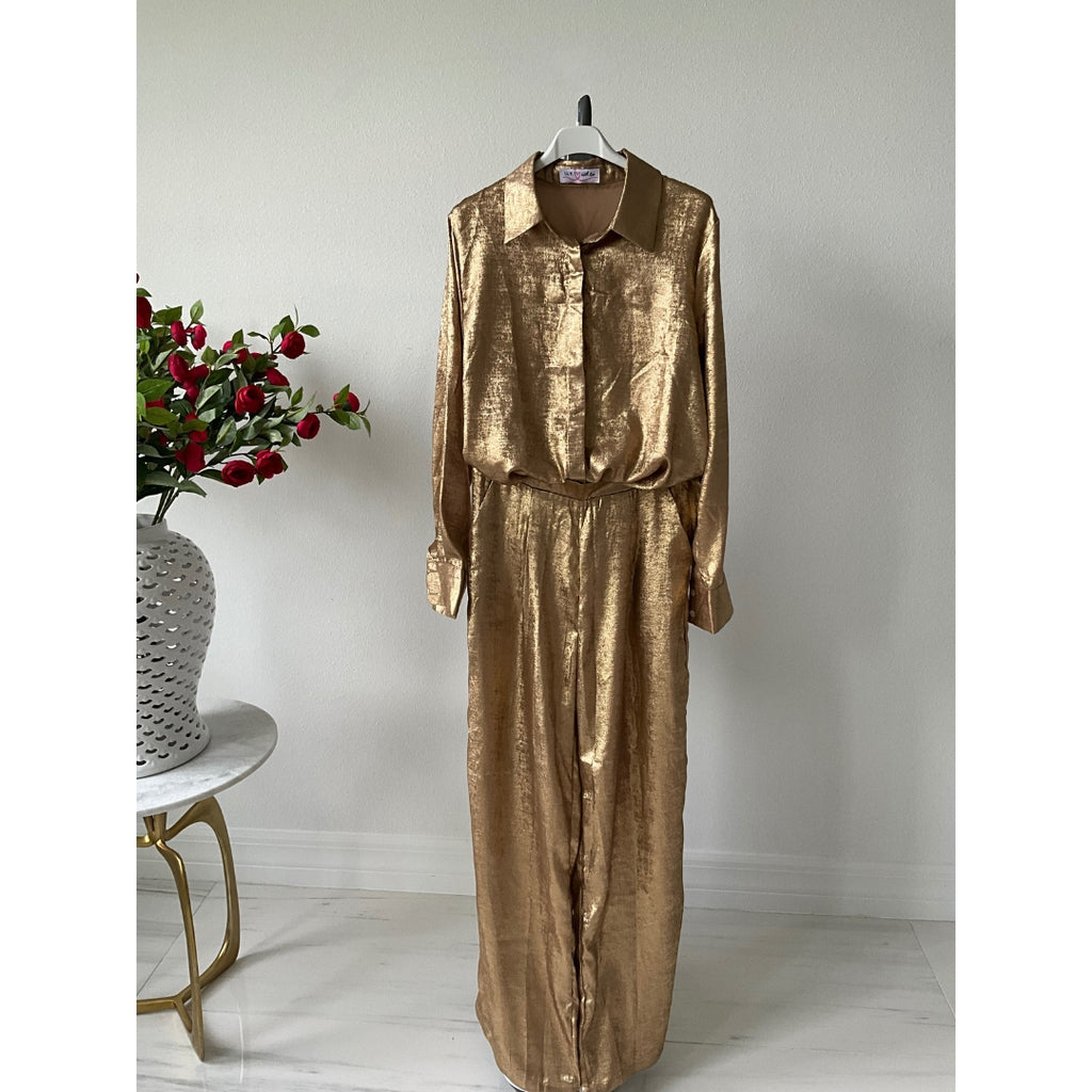 May Metallic Pant Set - Love by ILY