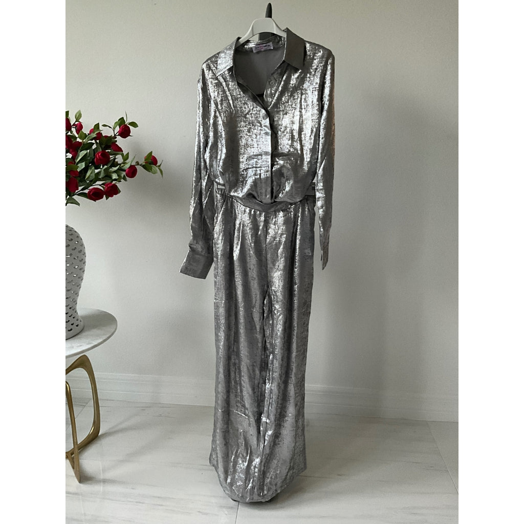 May Metallic Pant Set - Love by ILY