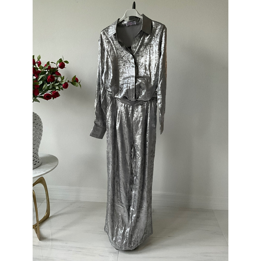 May Metallic Pant Set - Love by ILY