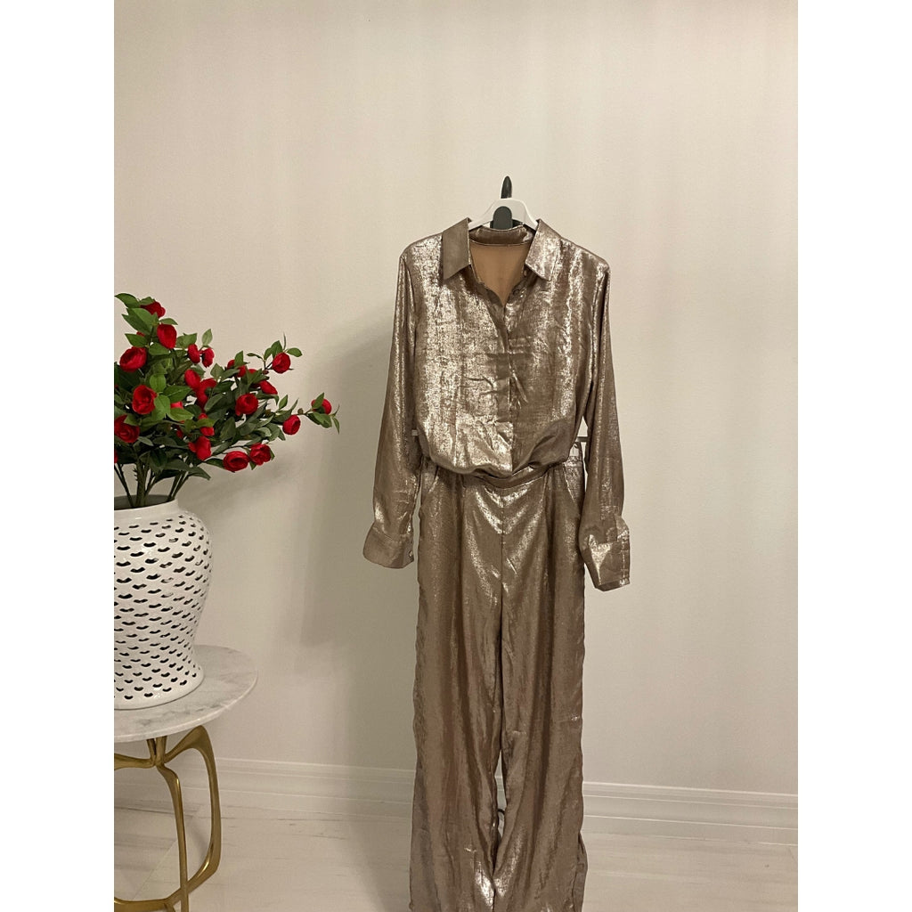 May Metallic Pant Set - Love by ILY