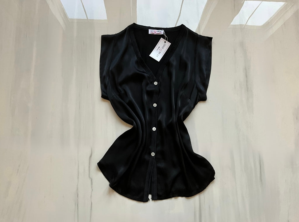 Verona Italian Satin Blouse - Love by ILY