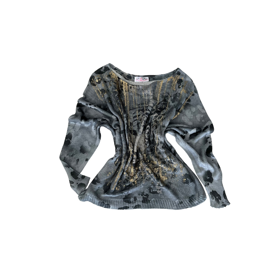 Tiger Italian Long Sleeve Knit Top - Love by ILY