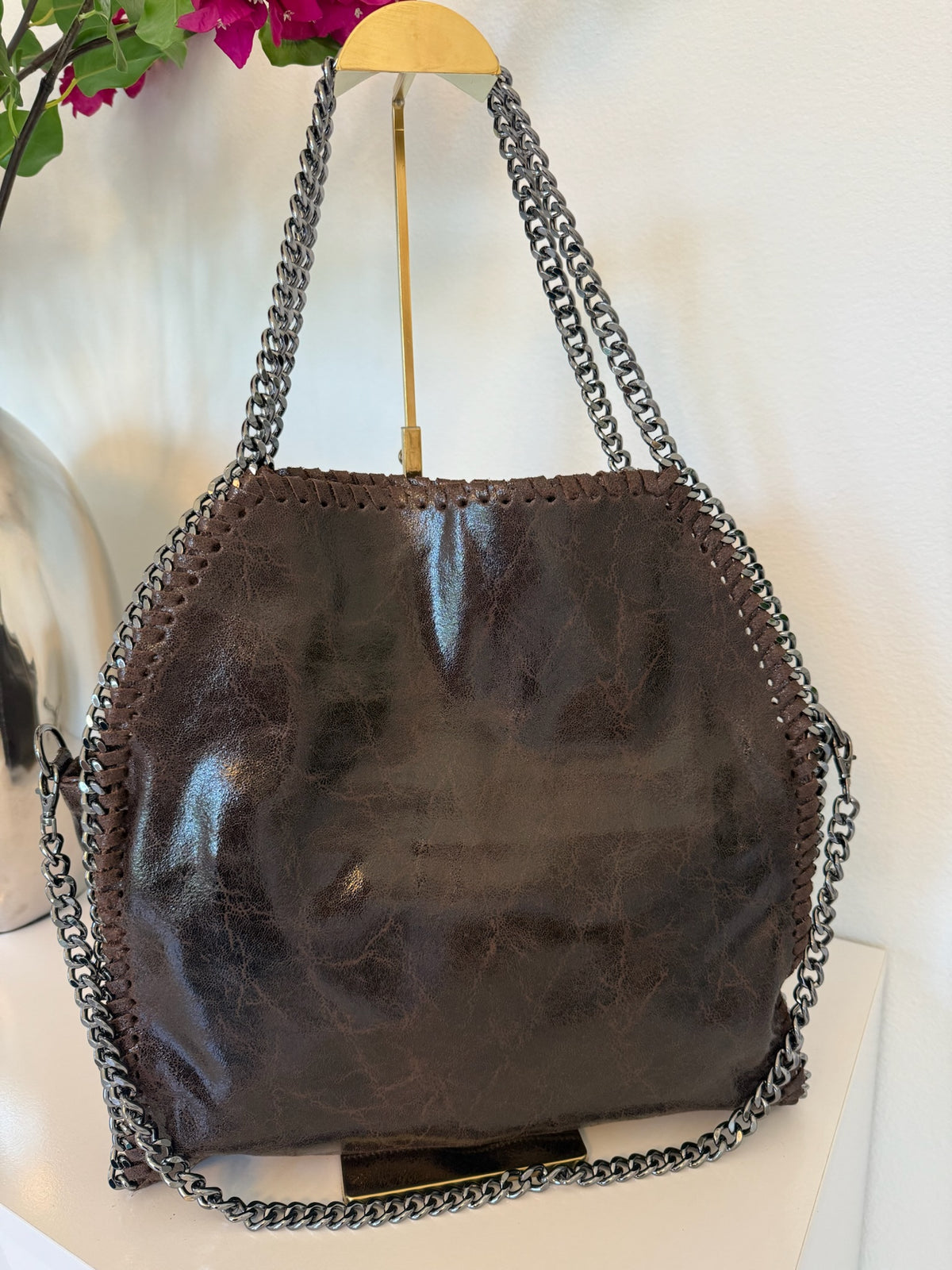 Brunella Italian Fold-over/shoulder Tote Bag. - Love by ILY