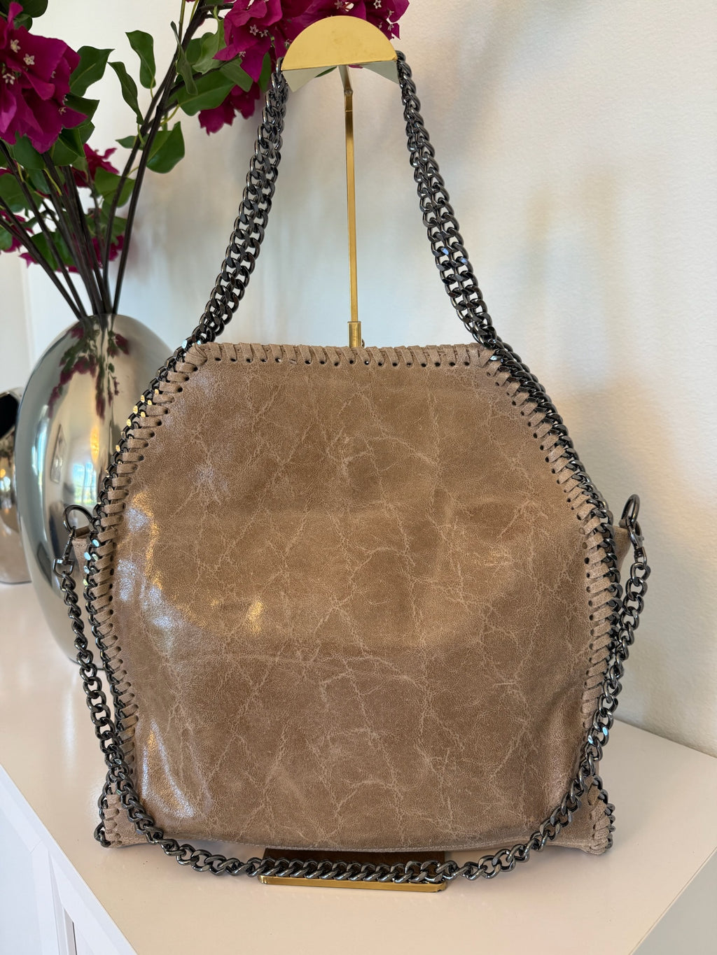 Brunella Italian Fold-over/shoulder Tote Bag. - Love by ILY