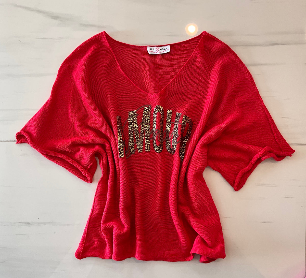 Amour Italian Top - Love by ILY