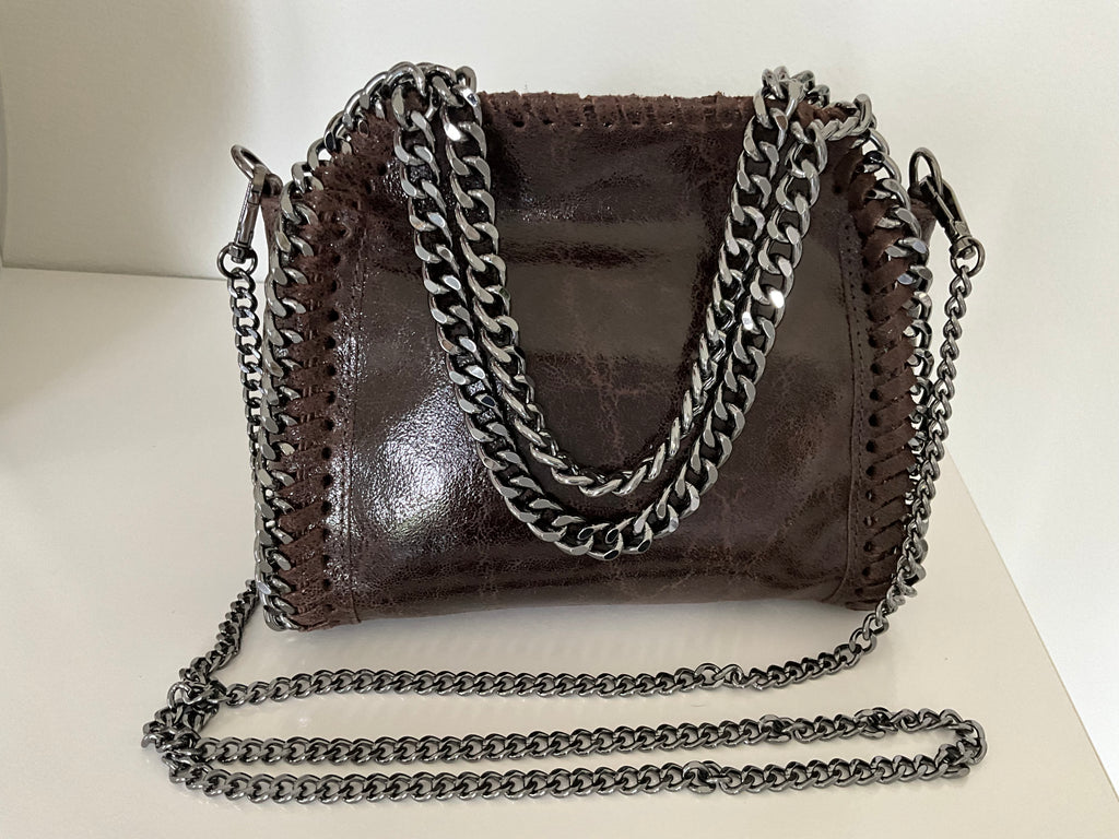 Brunella Italian Mini Crossbody Tote Bag - Love by ILY