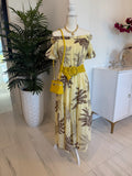 Palm Italian Dress
