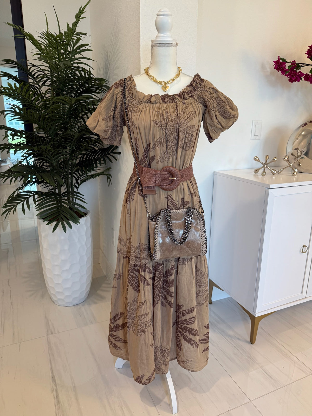 Palm Italian Dress - Love by ILY