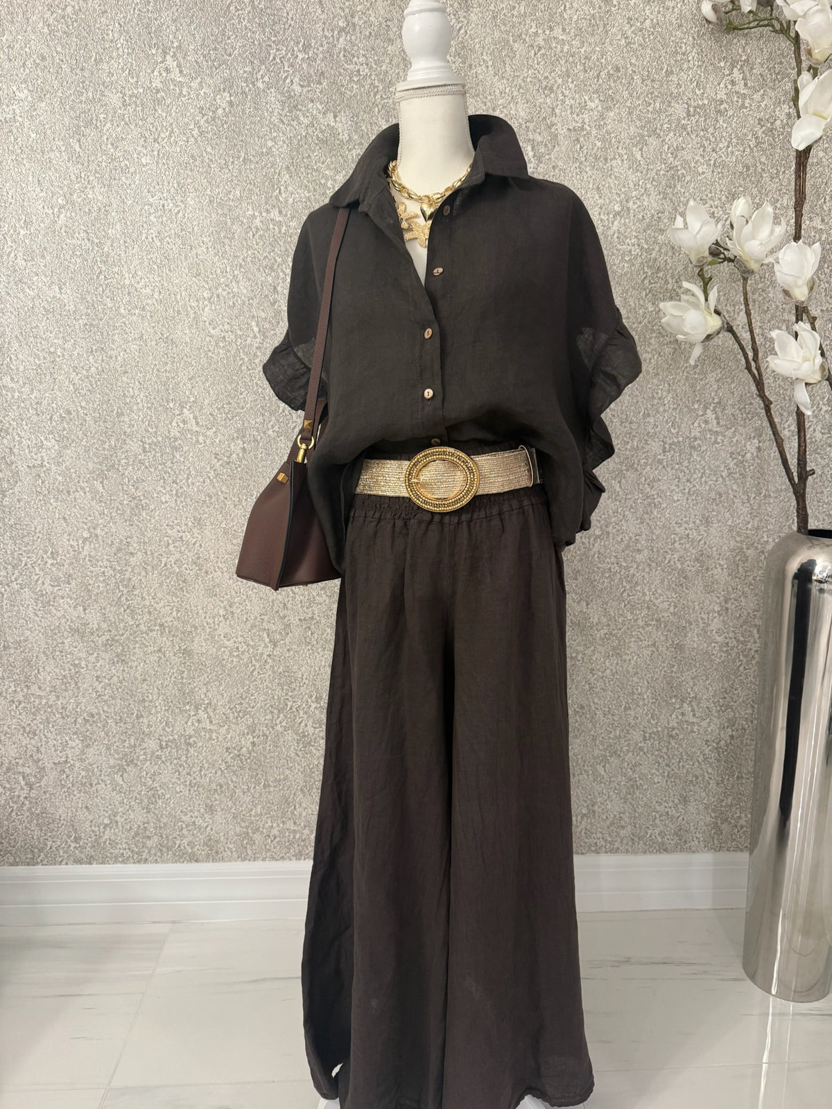 Linen Italian Pants - Love by ILY
