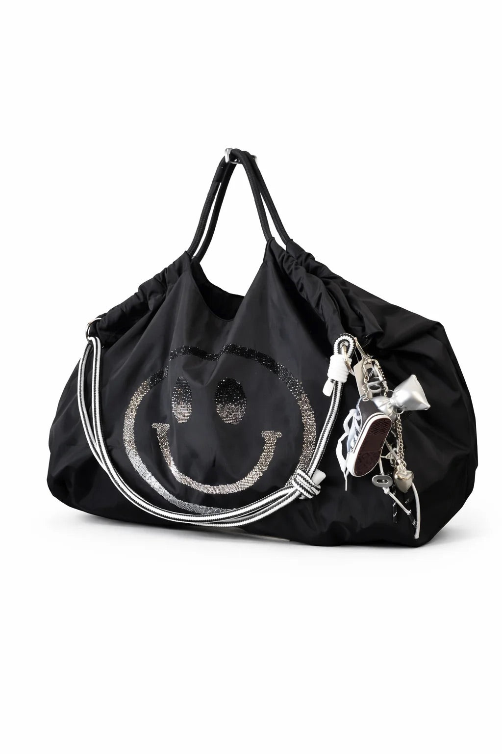 Stylish Oversized Smiley Tote - Love by ILY