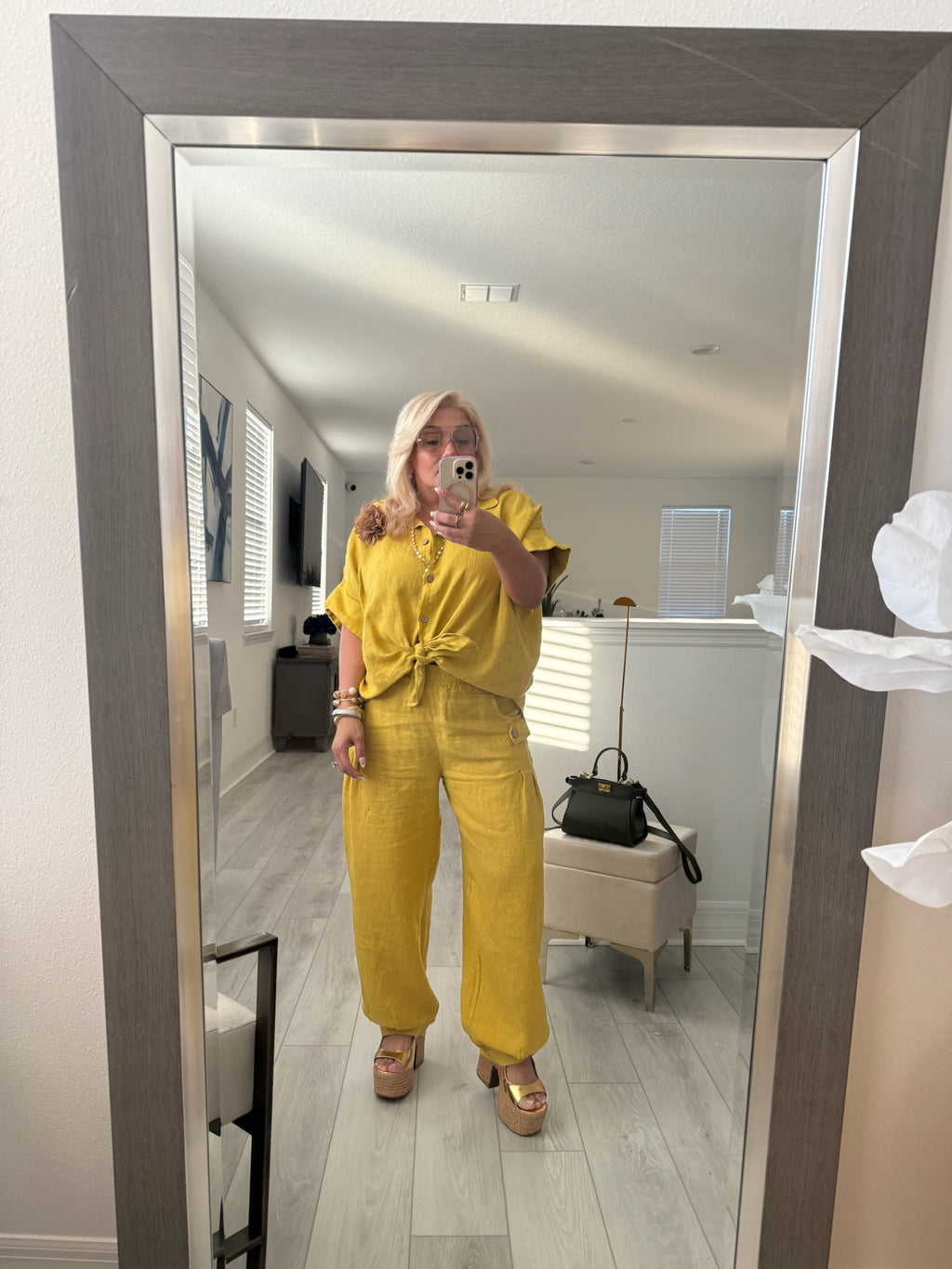 Lina Italian Linen Set - Love by ILY