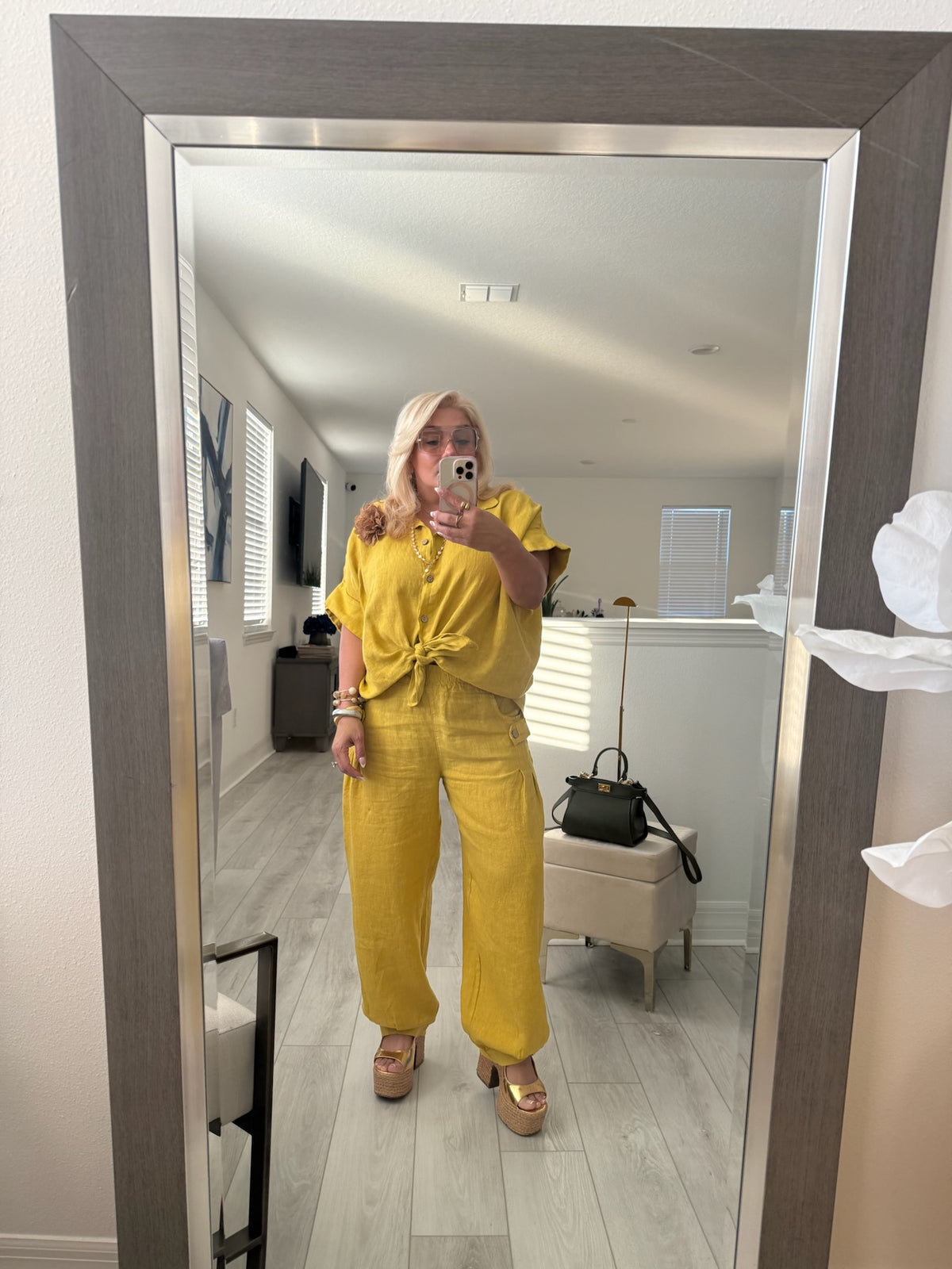 Lina Italian Linen Set - Love by ILY