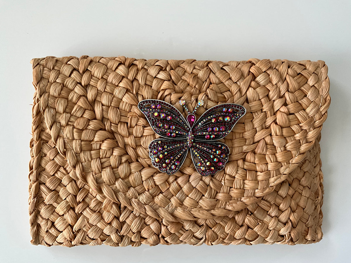 ILY Crystal Rhinestone Clutch - Love by ILY