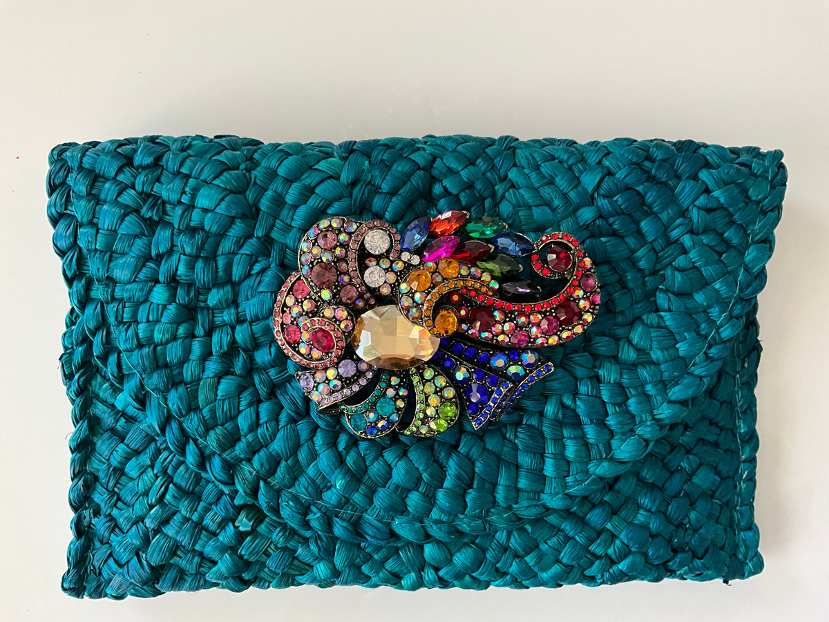 ILY Crystal Rhinestone Clutch - Love by ILY