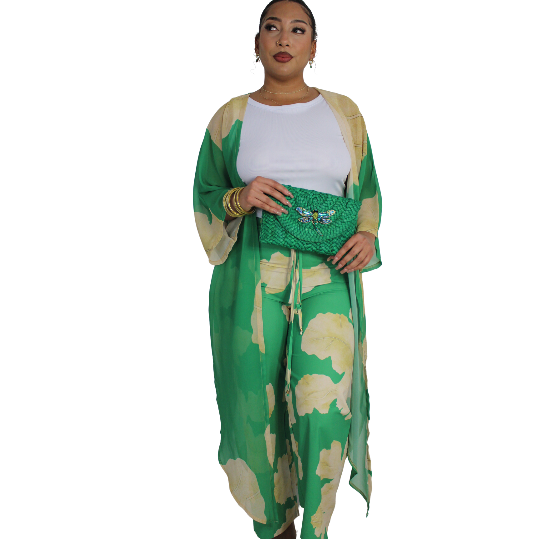 Joana Loose Long Pants & Trousers Print - Love by ILY